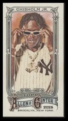 2025 Topps Allen & Ginter Jazz Chisholm Jr. #74 Mini Allen & Ginter Back Yankees