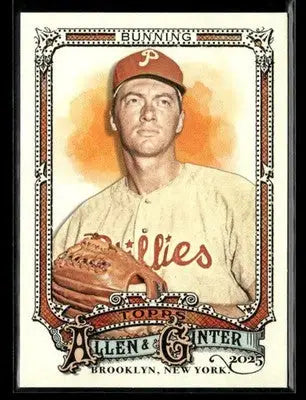 2025 Topps Allen & Ginter Jim Bunning #345 Philadelphia Phillies