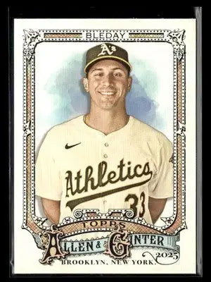 2025 Topps Allen & Ginter JJ Bleday #166 Athletics