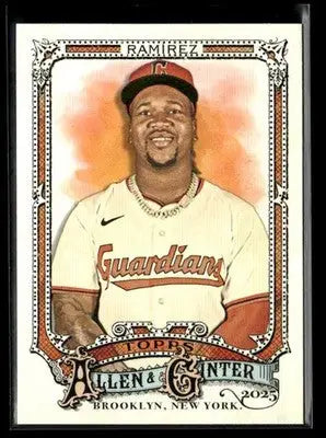 2025 Topps Allen & Ginter José Ramírez #117 Cleveland Guardians
