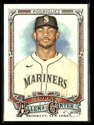 2025 Topps Allen & Ginter Julio Rodríguez #70 Seattle Mariners