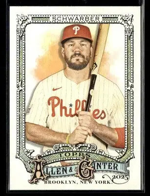 2025 Topps Allen & Ginter Kyle Schwarber #246 Philadelphia Phillies