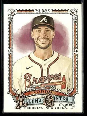2025 Topps Allen & Ginter Matt Olson #168 Atlanta Braves