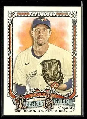 2025 Topps Allen & Ginter Max Scherzer #140 Toronto Blue Jays