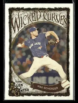 2025 Topps Allen & Ginter Max Scherzer #WC-15 Wicked Curves Toronto Blue Jays - Baseball Card Single