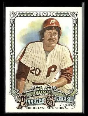 2025 Topps Allen & Ginter Mike Schmidt #40 Philadelphia Phillies
