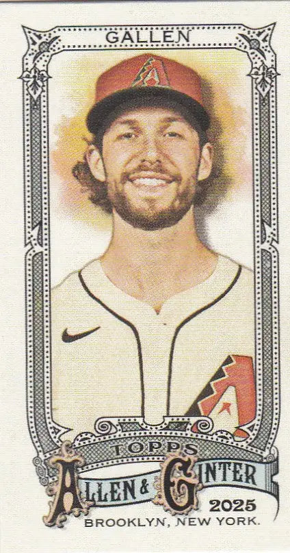 2025 Topps Allen & Ginter mini #155 Zac Gallen Arizona Diamondbacks