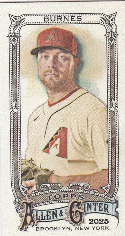 2025 Topps Allen & Ginter Mini #195 Corbin Burnes Arizona Diamondbacks - Baseball Card Single