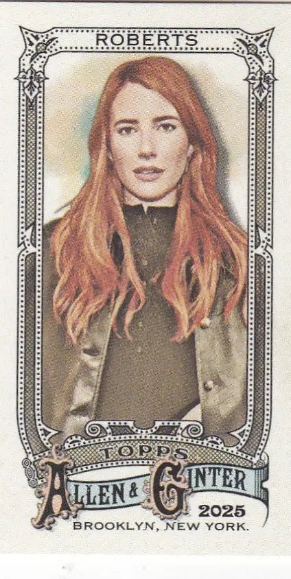 2025 Topps Allen & Ginter Mini #286 Emma Roberts - Non-Sports Card Single