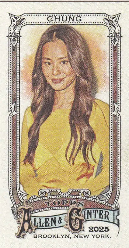 2025 Topps Allen & Ginter Mini #299 Jamie Chung - Baseball Card Single