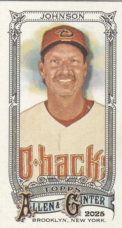2025 Topps Allen & Ginter Mini #4 Randy Johnson Arizona Diamondbacks - Baseball Card Single
