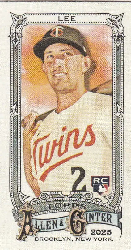 2025 Topps Allen & Ginter Mini #73 Brooks Lee RC Minnesota Twins - Baseball Card Single