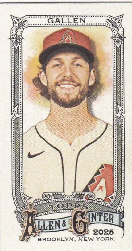 2025 Topps Allen & Ginter mini A&G back #155 Zac Gallen Arizona Diamondbacks - Baseball Card Single