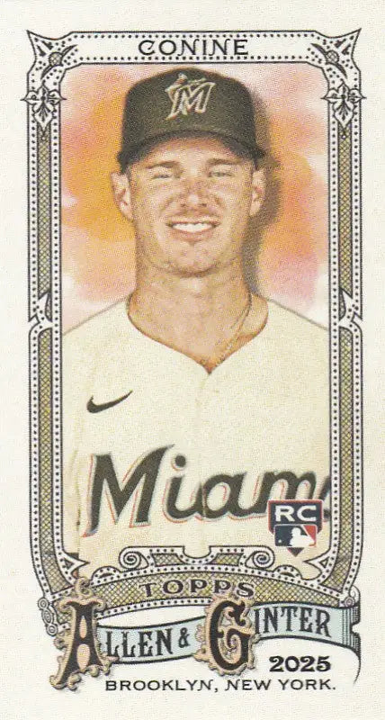 2025 Topps Allen & Ginter mini A&G back #236 Griffin Conine RC Miami Marlins - Baseball Card Single