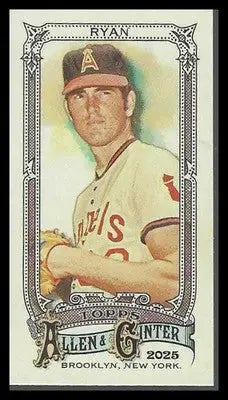 2025 Topps Allen & Ginter Mini A&G Back #63 Nolan Ryan Los Angeles Angels