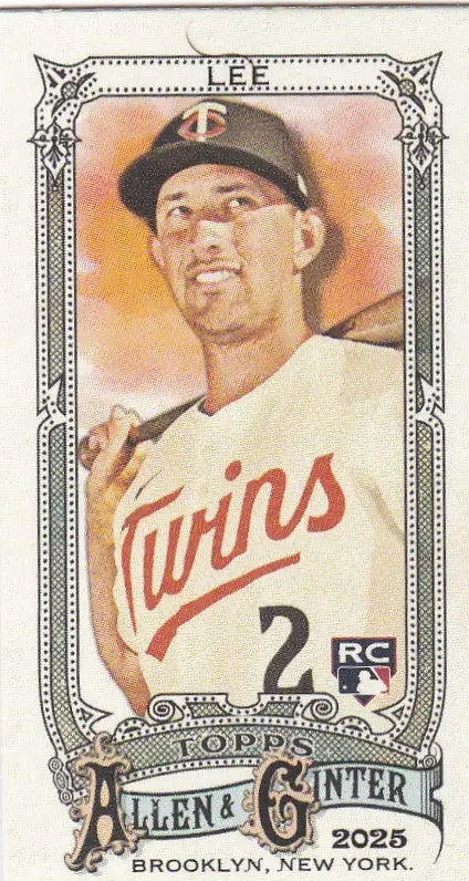 2025 Topps Allen & Ginter mini A&G back #73 Brooks Lee RC Minnesota Twins - Baseball Card Single