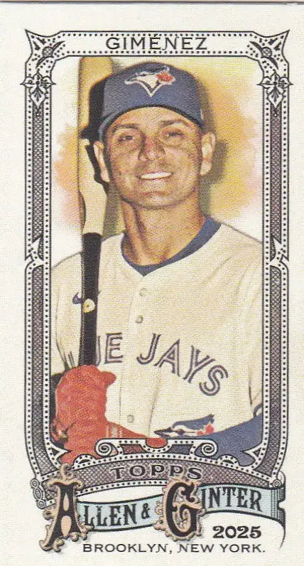 2025 Topps Allen & Ginter mini A&G back #94 Andres Gimenez Toronto Blue Jays - Baseball Card Single