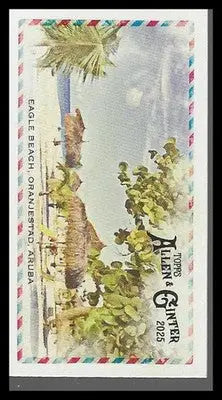 2025 Topps Allen & Ginter Mini Beachin’ It #BI-29 Eagle Beach Oranjestad Aruba
