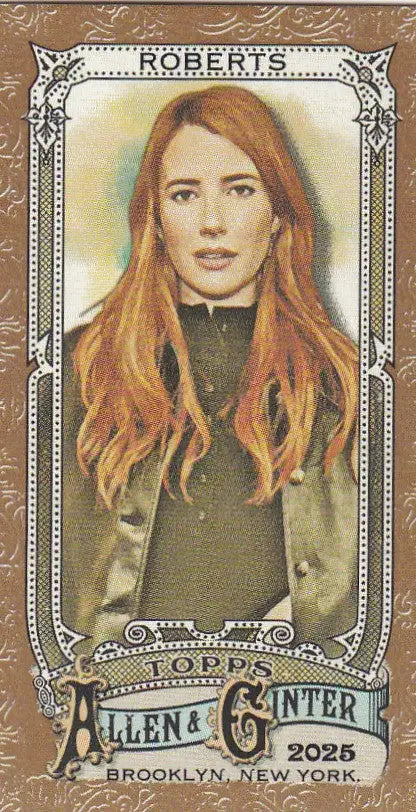 2025 Topps Allen & Ginter Mini GOLD #286 Emma Roberts - Non-Sports Card Single