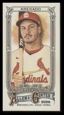 2025 Topps Allen & Ginter Nolan Arenado #130 Mini Allen & Ginter Back Cardinals