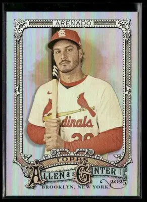 2025 Topps Allen & Ginter Nolan Arenado #130 Silver Portrait St. Louis Cardinals
