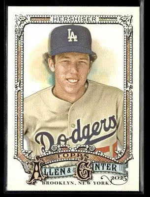 2025 Topps Allen & Ginter Orel Hershiser #44 Los Angeles Dodgers
