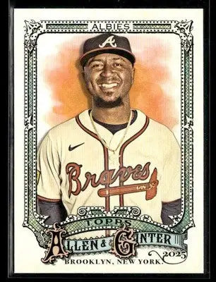 2025 Topps Allen & Ginter Ozzie Albies #56 Atlanta Braves