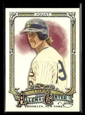2025 Topps Allen & Ginter Robin Yount #321 Milwaukee Brewers