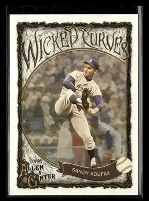 2025 Topps Allen & Ginter Sandy Koufax #WC-6 Wicked Curves Los Angeles Dodgers