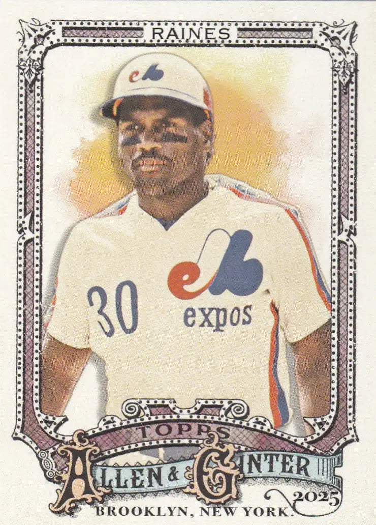 2025 Topps Allen & Ginter SP #333 Tim Raines Montreal Expos - Baseball Card Single