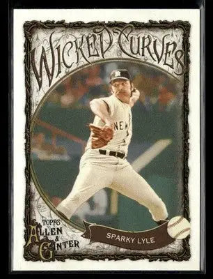 2025 Topps Allen & Ginter Sparky Lyle #WC-32 Wicked Curves New York Yankees