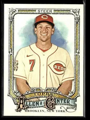 2025 Topps Allen & Ginter Spencer Steer #186 Cincinnati Reds