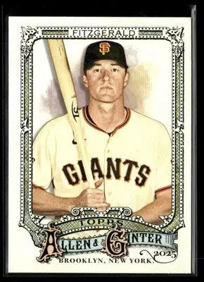 2025 Topps Allen & Ginter Tyler Fitzgerald #202 San Francisco Giants