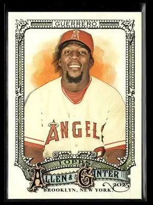 2025 Topps Allen & Ginter Vladimir Guerrero #327 Los Angeles Angels