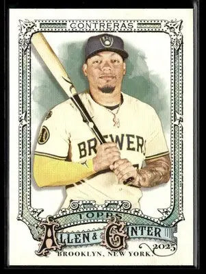 2025 Topps Allen & Ginter William Contreras #113 Milwaukee Brewers