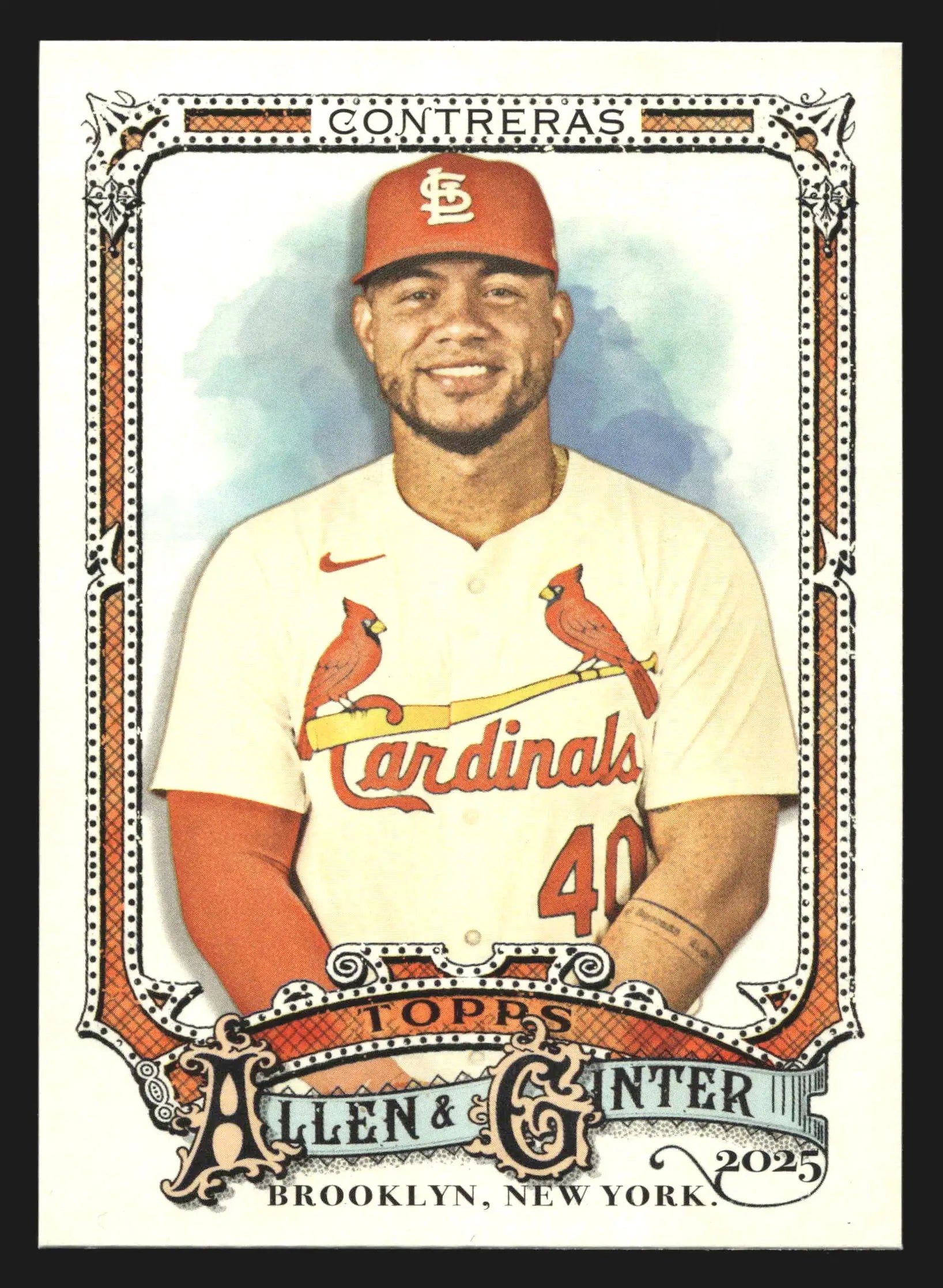 2025 Topps Allen & Ginter Willson Contreras #199 St. Louis Cardinals - Baseball Card Single