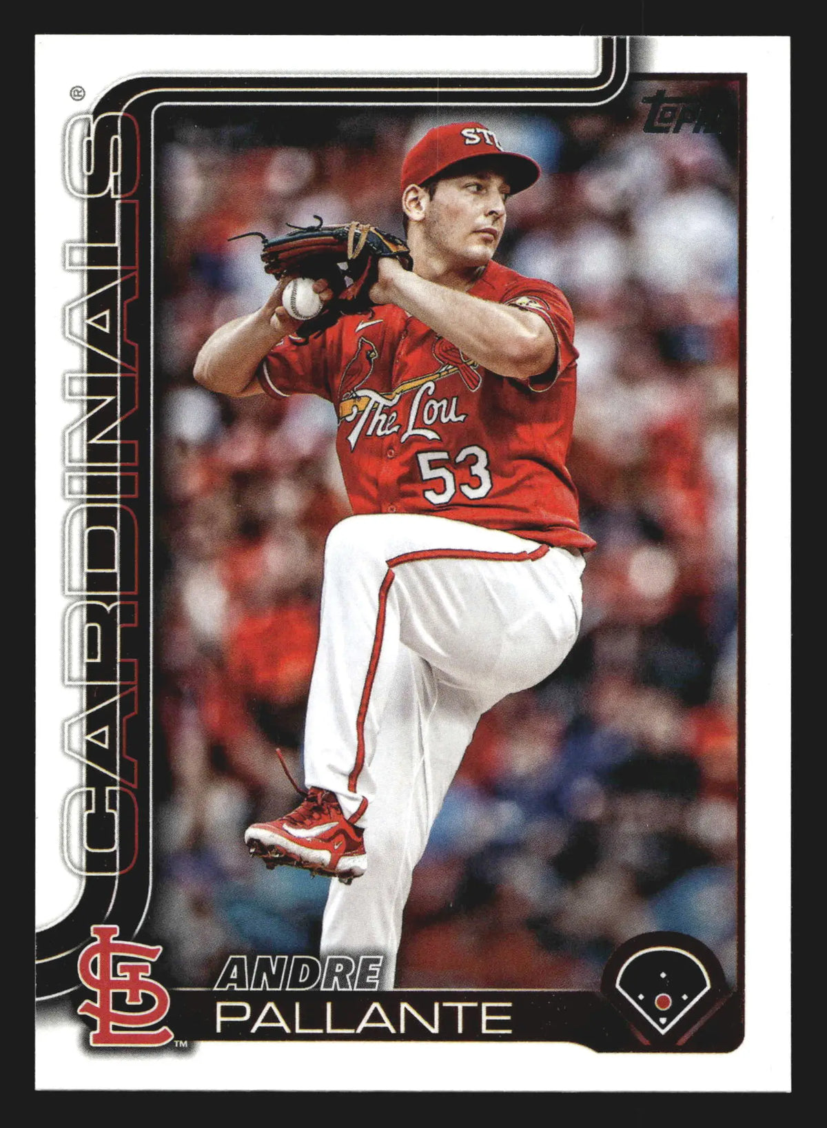 2025 Topps Andre Pallante #623 St. Louis Cardinals - Baseball Card Single