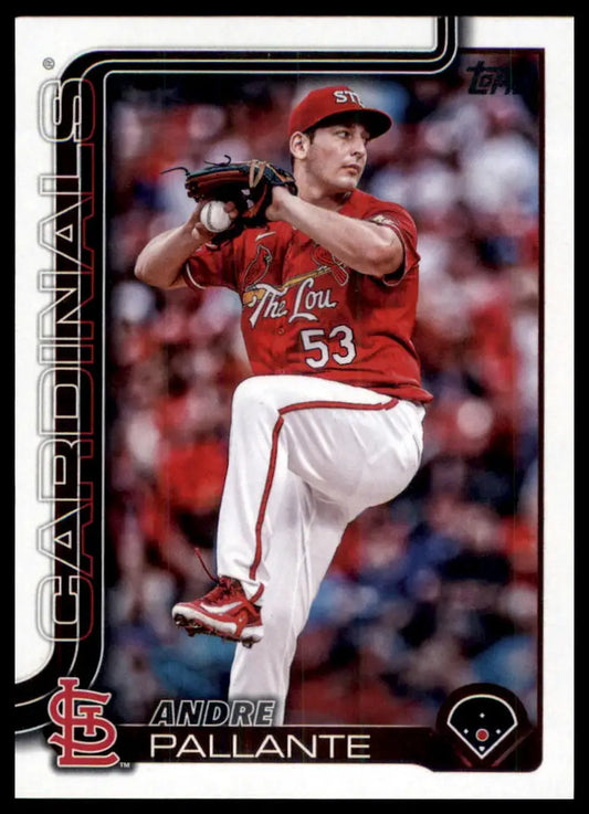 2025 Topps Andre Pallante 623 St. Louis Cardinals NM - Baseball Card Single