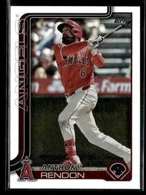 2025 Topps Anthony Rendon #83 Rainbow Foil Los Angeles Angels