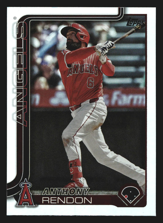 2025 Topps Anthony Rendon #83 Rainbow Foil Los Angeles Angels - Baseball Card Single