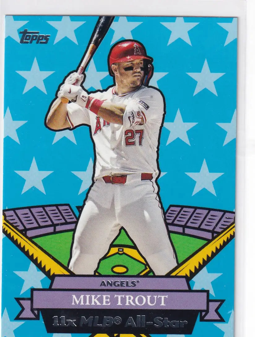 2025 TOPPS ARCHIVES #07AS-3 MIKE TROUT ALL STAR- ANGELS
