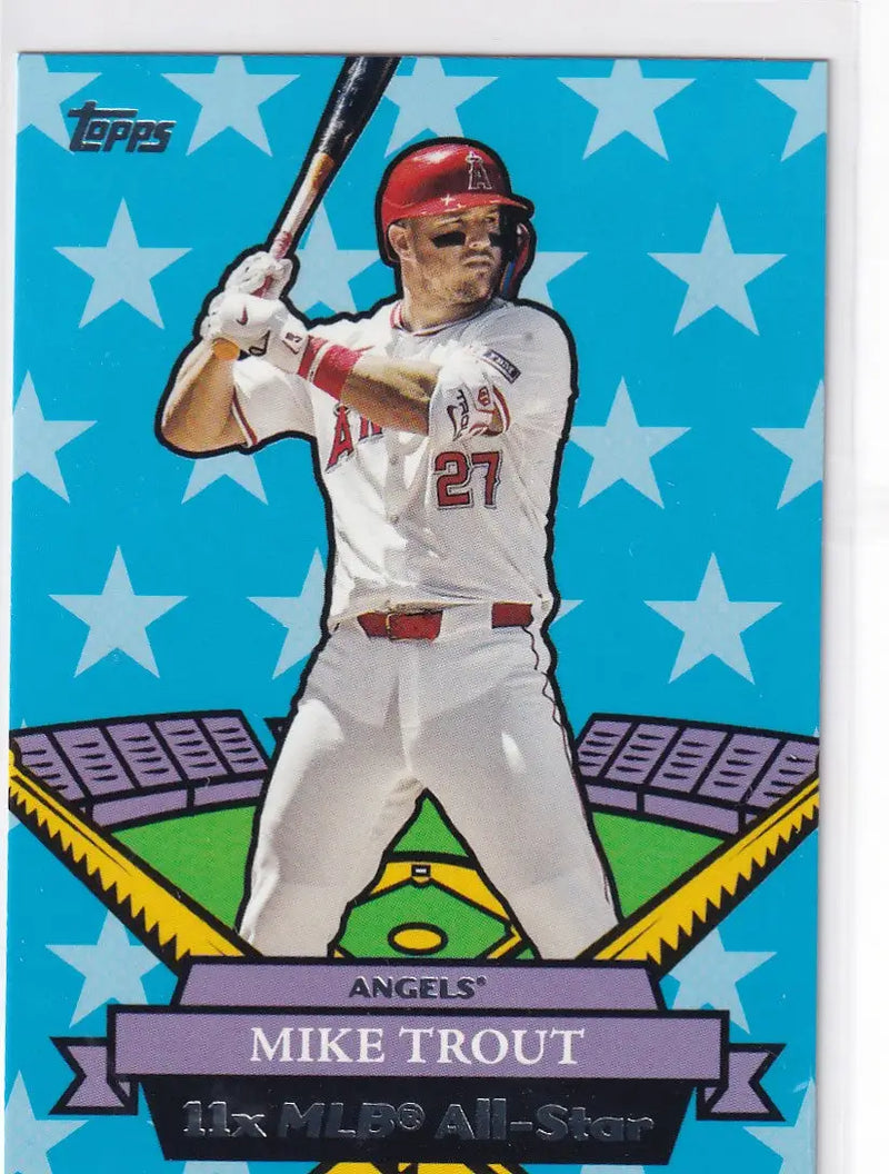 2025 TOPPS ARCHIVES #07AS-3 MIKE TROUT ALL STAR- ANGELS