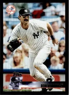 2025 Topps Archives #129 Don Mattingly Black Foilboard - Baseball Card Single