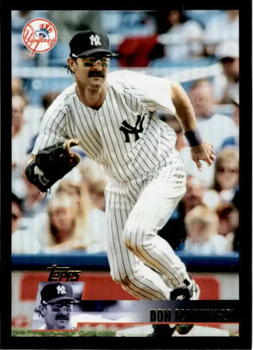 2025 Topps Archives #129 Don Mattingly Black Foilboard - Baseball Card Single