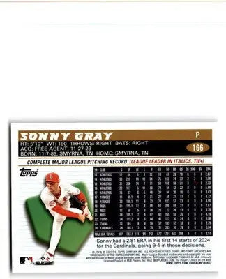 2025 Topps Archives #166 Sonny Gray - Baseball Card Single
