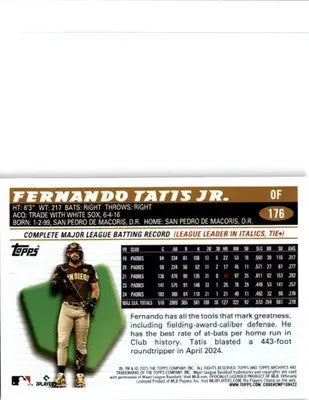 2025 Topps Archives #176 Fernando Tatis Jr. - Baseball Card Single