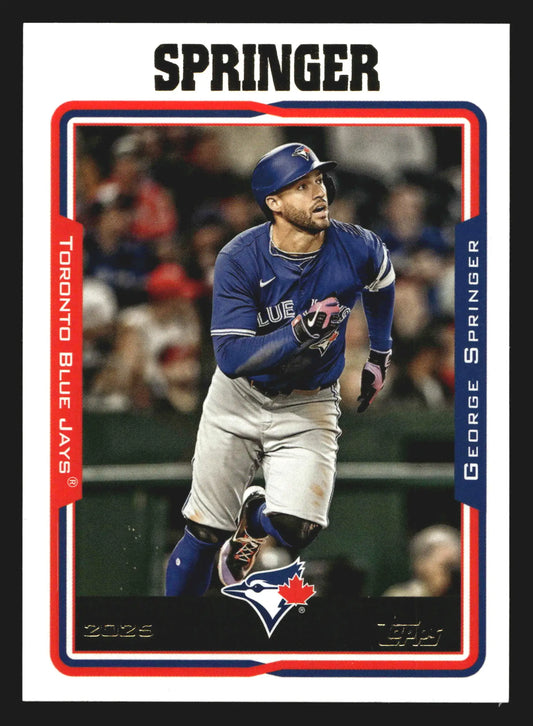 2025 Topps Archives #204 George Springer Toronto Blue Jays 2005 Design - Baseball Card Single