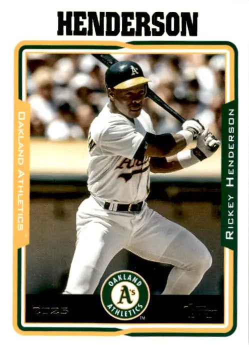 2025 Topps Archives #246 Rickey Henderson - Baseball Card Single