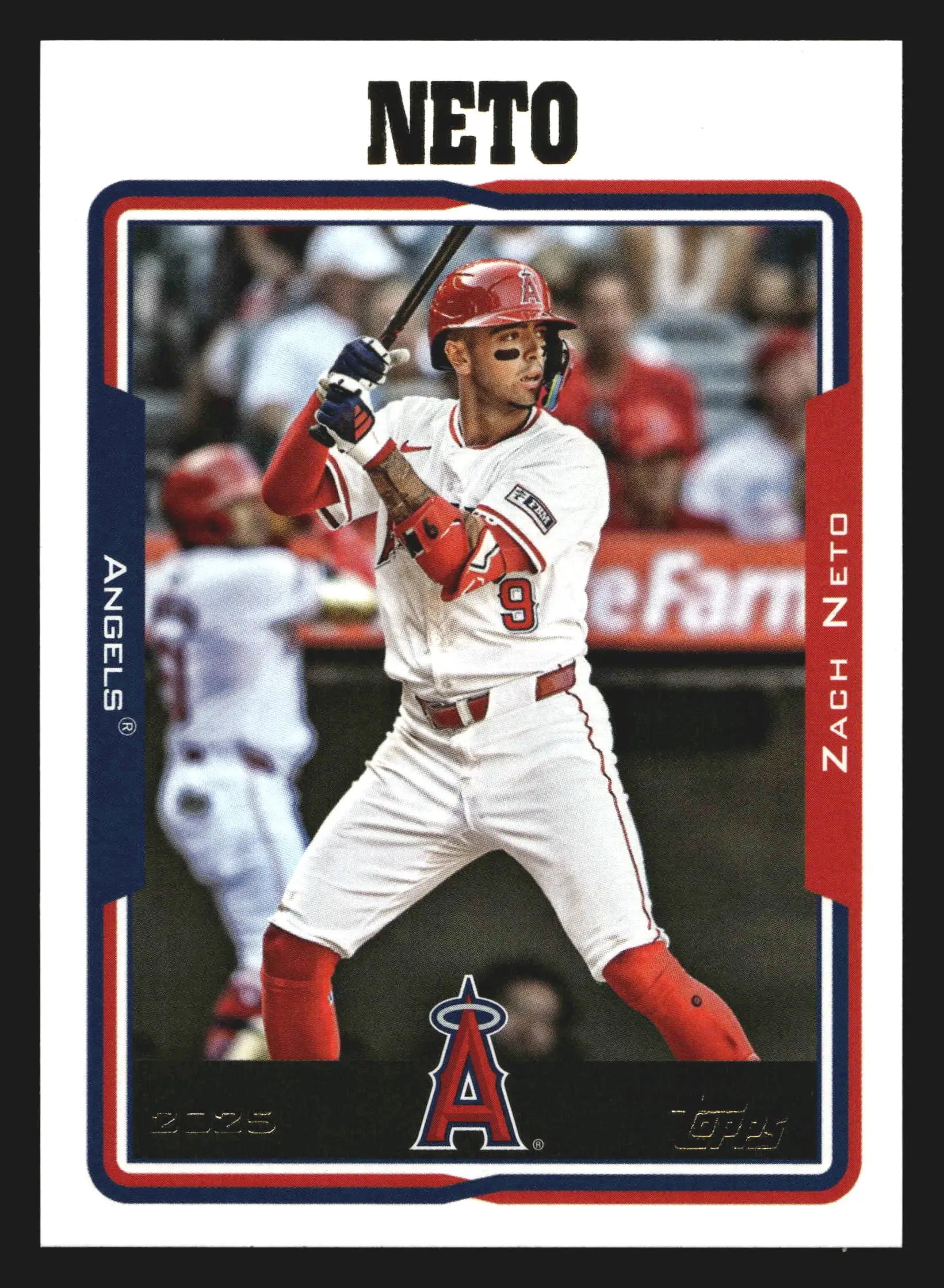 2025 Topps Archives #247 Zach Neto Los Angeles Angels - Baseball Card Single