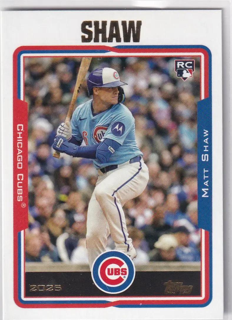 2025 TOPPS ARCHIVES #263 MATT SHAW- CHICAGO CUBS